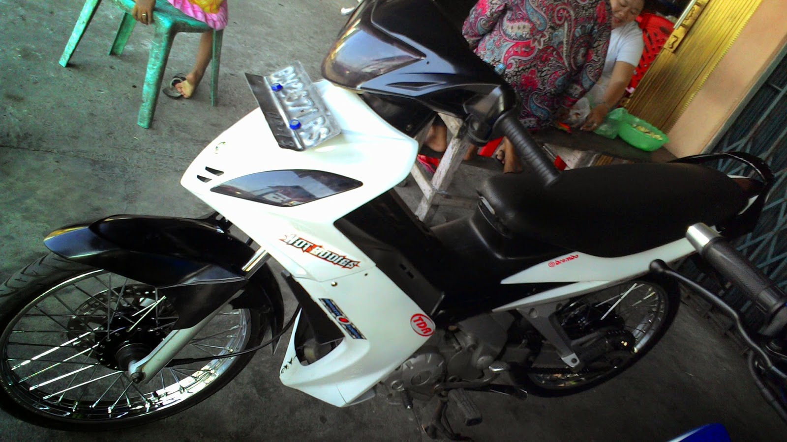 CARA MODIFIKASI JUPITER MX 135 LC PUTIH SEDERHANA, ENAK DI LIAT - JALUR